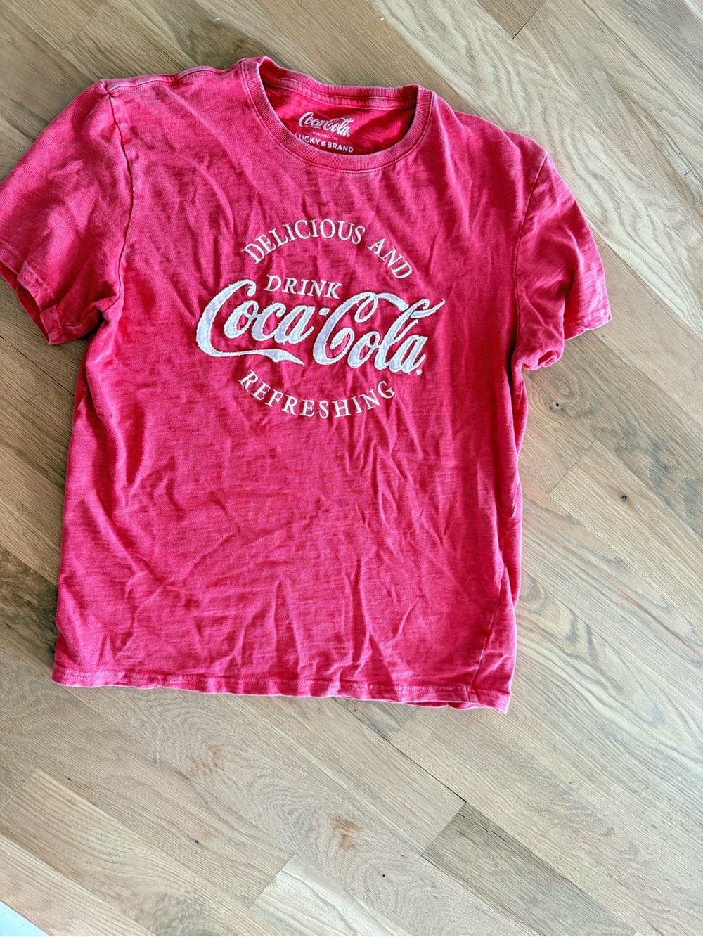 Lucky Brand Red Graphic Tee